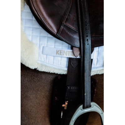 Tour De Mouton élastique Kentucky - 120 Cm - En Peau De Mouton Blanche - Occasion