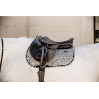 Tapis de selle Pied-de-poule jumping Kentucky Marron