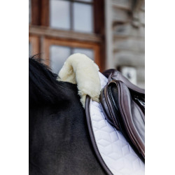 Tapis de selle Skin Friendly Star Quilting jumping Kentucky Blanc