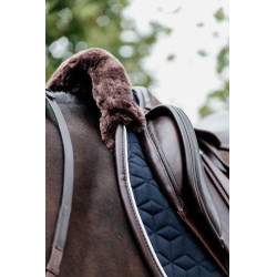 Tapis de selle Skin Friendly Star Quilting jumping Kentucky Marine Bleu marine