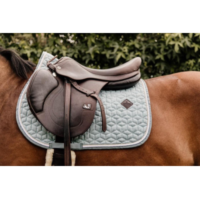 Tapis de selle Wool jumping Kentucky Bleu clair