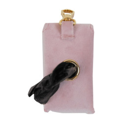 Sac à crottes Carré Velvet Kentucky Vieux rose Sac à crottes Carré Velvet Kentucky Vieux rose