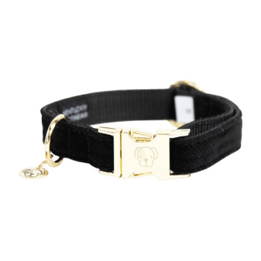 Collier pour chien Corduroy Kentucky Noir Collier pour chien Corduroy Kentucky Noir