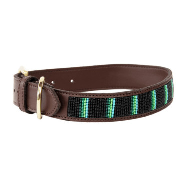 Collier pour chien en Perles faites-main Kentucky Noir