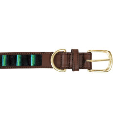 Collier pour chien en Perles faites-main Kentucky Noir