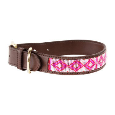 Collier pour chien en Perles faites-main Kentucky Rose Collier pour chien en Perles faites-main Kentucky Rose