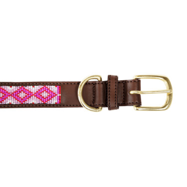 Collier pour chien en Perles faites-main Kentucky Rose Collier pour chien en Perles faites-main Kentucky Rose