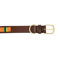 Collier pour chien en Perles faites-main Kentucky Pure orange