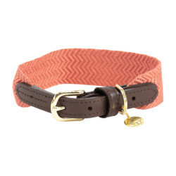 Collier pour chien Jacquard Kentucky Terracotta Orange Collier pour chien Jacquard Kentucky Terracotta Orange