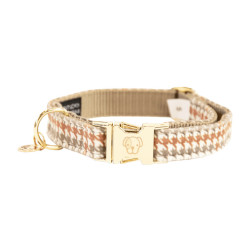 Collier pour chien Pied-de-poule Kentucky Beige