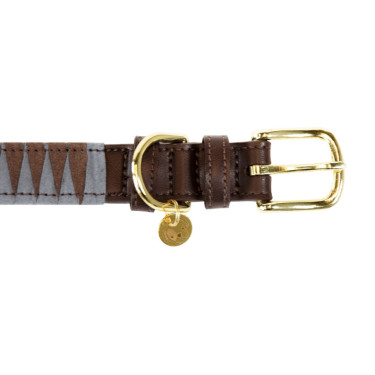 Collier pour chien Triangle Kentucky Marron