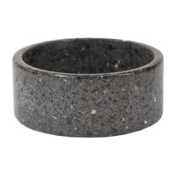 Gamelle pour chien en pierre Terrazzo Kentucky Noir
