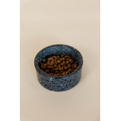 Gamelle pour chien en pierre Terrazzo Kentucky Noir