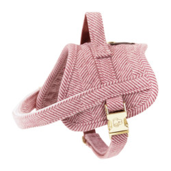 Harnais pour chien Body Safe Wool Kentucky Rose clair