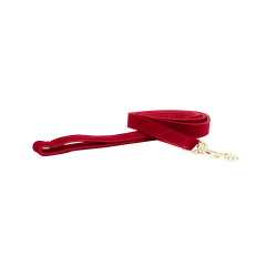 Laisse pour chien Corduroy Kentucky Rouge
