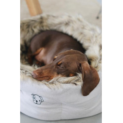 Lit pour chien Cave Kentucky Brun Marron