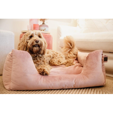 Lit pour chien Velvet Kentucky Vieux rose