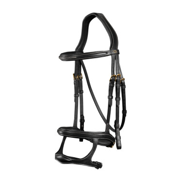 Bridon Double Muserolle D Collection by Dy'on Noir