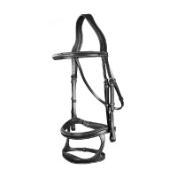 Bridon Double Muserolle US Collection by Dy'on Noir Bridon Double Muserolle US Collection by Dy'on Noir