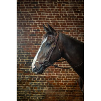 Bridon Muserolle Allemande Corde D Collection by Dy'on Noir Bridon Muserolle Allemande Corde D Collection by Dy'on Noir