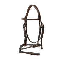 Bridon cuir rond Working By Dy'on Marron Bridon cuir rond Working By Dy'on Marron