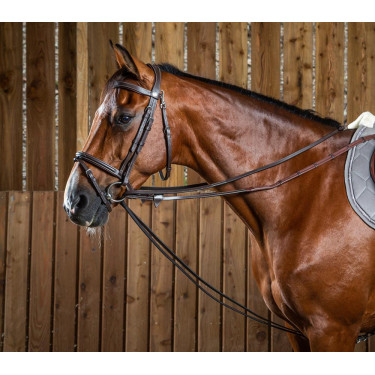 Rênes allemandes Full Leather 1/2 Working By Dy'on Rênes allemandes Full Leather 1/2 Working By Dy'on