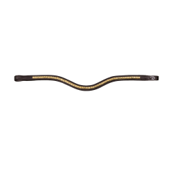 Frontal Droit Clincher Laiton New English Collection by Dy'on Brun Marron Frontal Droit Clincher Laiton New English Collection by Dy'on Brun Marron