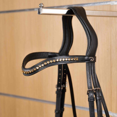 Frontal en V Swarovski Or New English Collection by Dy'on Frontal en V Swarovski Or New English Collection by Dy'on