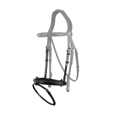 Muserolle Combinée D Collection by Dy'on Noir Muserolle Combinée D Collection by Dy'on Noir