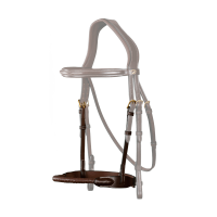 Muserolle En Corde Recouverte De Cuir D Collection by Dy'on Brun Marron Muserolle En Corde Recouverte De Cuir D Collection by Dy'on Brun Marron