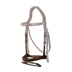 Muserolle Combinée New English Collection by Dy'on Brun Marron