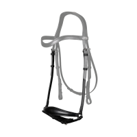 Muserolle Allemande Fermeture Pull Back Mat New English Collection by Dy'on Noir