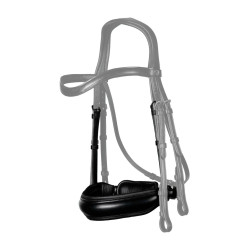 Muserolle Large Fermeture Pull Back Mat New English Collection by Dy'on Noir