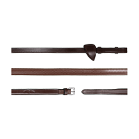 Rênes Caoutchouc 1/2 New English Collection by Dy'on Brun Marron Rênes Caoutchouc 1/2 New English Collection by Dy'on Brun Marron