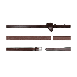 Rênes Hunter 1/2 New English Collection by Dy'on Brun Marron