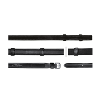 Rênes Hunter Grip Avec 7 Arretoirs 5/8 (Sans Stopper) Dy'on Noir Rênes Hunter Grip Avec 7 Arretoirs 5/8 (Sans Stopper) Dy'on Noir