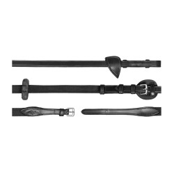 Rênes Ajustables 5/8 New English Collection by Dy'on Noir