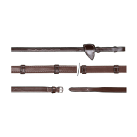 Rênes Hunter 5/8 Avec 7 Arretoirs (Sans Stopper) US Collection by Dy'on Brun Marron Rênes Hunter 5/8 Avec 7 Arretoirs (Sans Stopper) US Collection by Dy'on Brun Marron