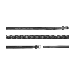 Rênes Tressées 1/2 US Collection by Dy'on Noir Rênes Tressées 1/2 US Collection by Dy'on Noir