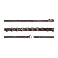 Rênes Tressées 5/8 US Collection by Dy'on Brun Marron