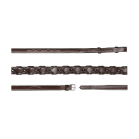 Rênes Tressées 5/8 US Collection by Dy'on Brun Marron Rênes Tressées 5/8 US Collection by Dy'on Brun Marron