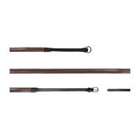 Rênes Gogue Commandé Caoutchouc 1/2 Working By Dy'on Brun Marron