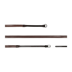 Rênes Gogue Commandé Caoutchouc 1/2 Working By Dy'on Brun Marron Rênes Gogue Commandé Caoutchouc 1/2 Working By Dy'on Brun Marron