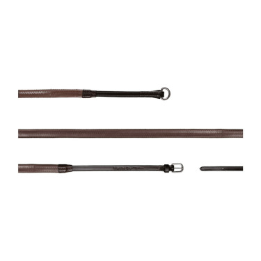 Rênes Gogue Commandé Caoutchouc 1/2 Working By Dy'on Brun Marron Rênes Gogue Commandé Caoutchouc 1/2 Working By Dy'on Brun Marron