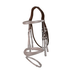 Tétière De Bride New English Collection by Dy'on Brun Marron