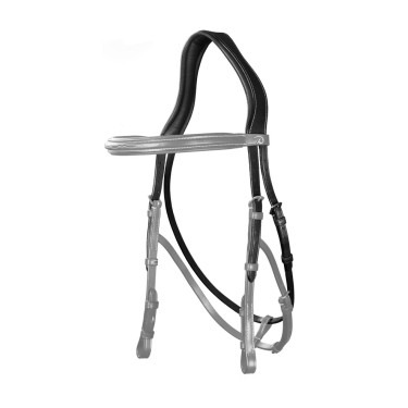 Tétière Hackamore US Collection by Dy'on Noir Tétière Hackamore US Collection by Dy'on Noir