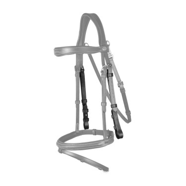 Montants De Mors Avec Couture Crème Working By Dy'on Noir