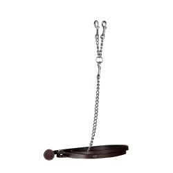 Longe En Cuir Avec Chaine Working By Dy'on Brun Marron