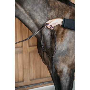 Longe tressée Working By Dy'on Brun Marron