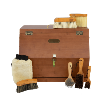 Set boite de pansage Show Grooming Deluxe by Kentucky Brun